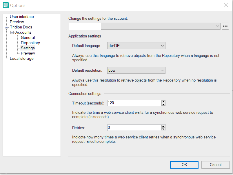 default language PubMan