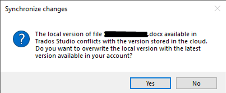 Error overwrite